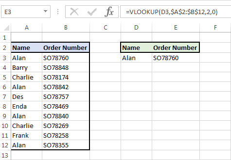 VLookup With Multiple Values - The JayTray Blog